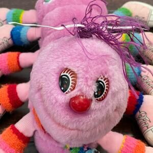 Commonwealth Lots a Legs Caterpillar Plush Vtg 1984 Stuffed Animal 10 Legs READ